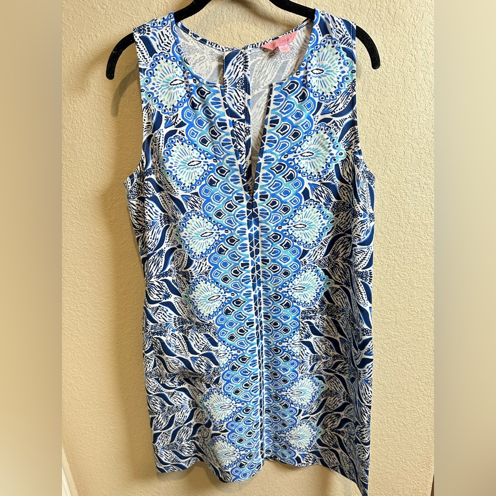 Lilly Pulitzer Blue and White Dress